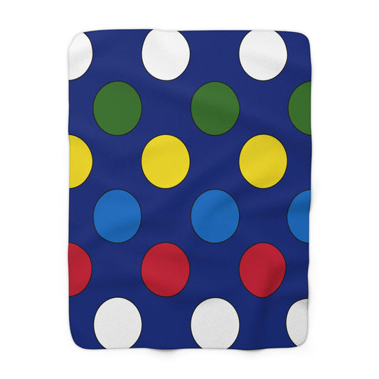 Pitcairn Retro Polka Dots Blanket Throw