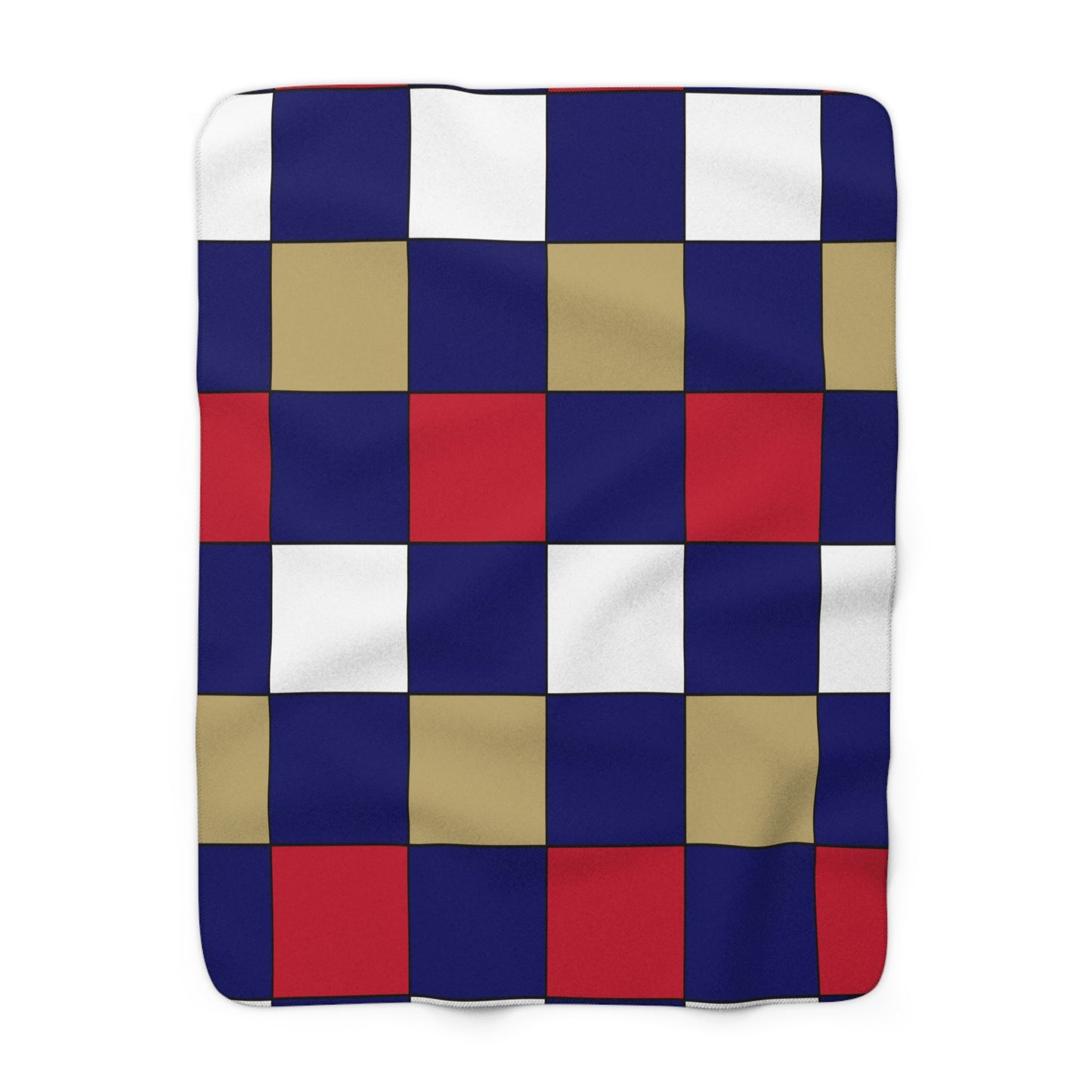 Saint Helena Retro Check Blanket Throw
