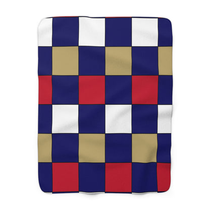 Saint Helena Retro Check Blanket Throw