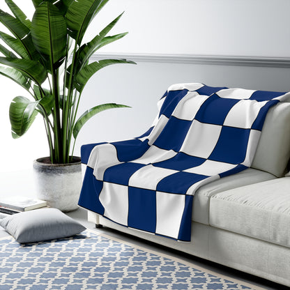 Finland Retro Check Blanket Throw