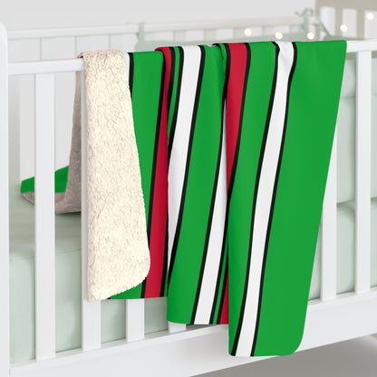 Wales Retro Stripes Blanket Throw