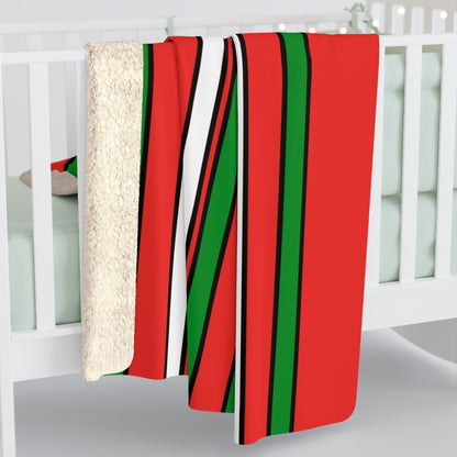 Oman Retro Stripes Blanket Throw