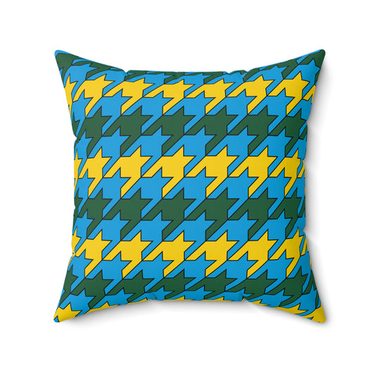 Rwanda Retro Houndstooth Cushion Pillow