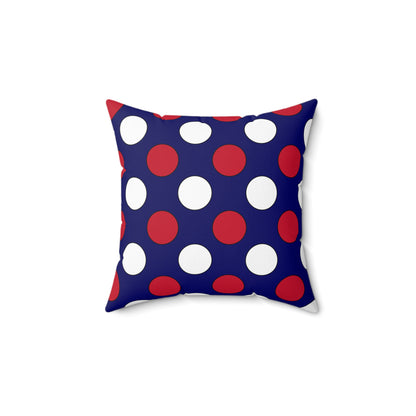 South Georgia And The South Sandwich Islands Retro Polka Dots Cushion Pillow