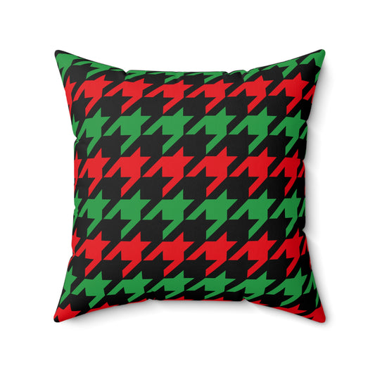 Libya Retro Houndstooth Cushion Pillow