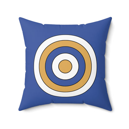 Marshall Islands Retro Target Cushion Pillow