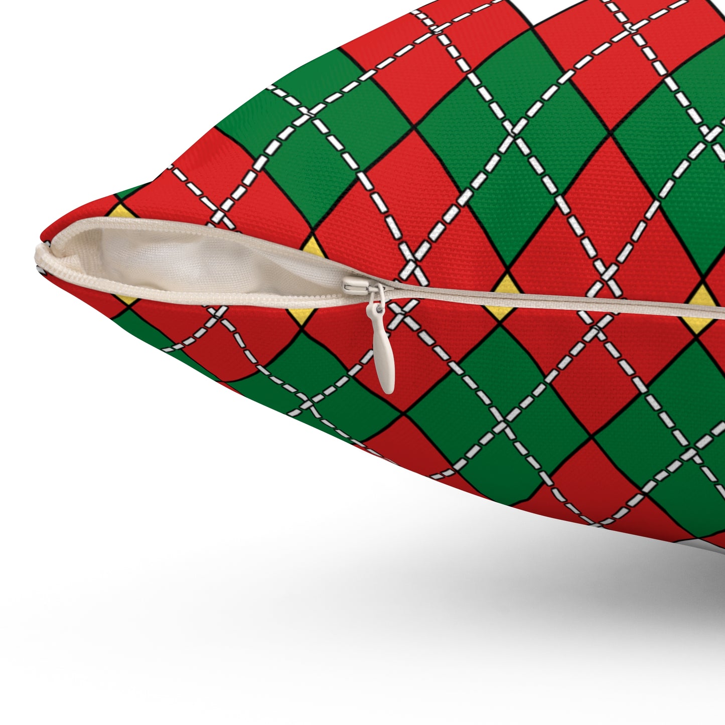 Seychelles Retro Argyle Cushion Pillow