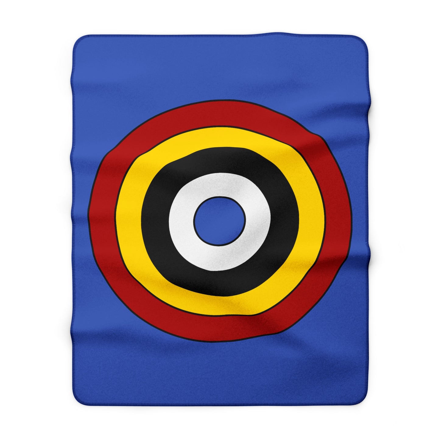 Eswatini Retro Target Blanket Throw