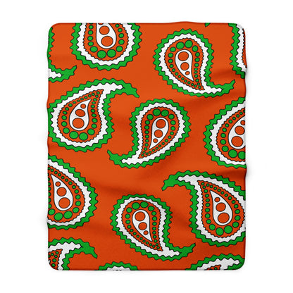Niger Retro Paisley Blanket Throw