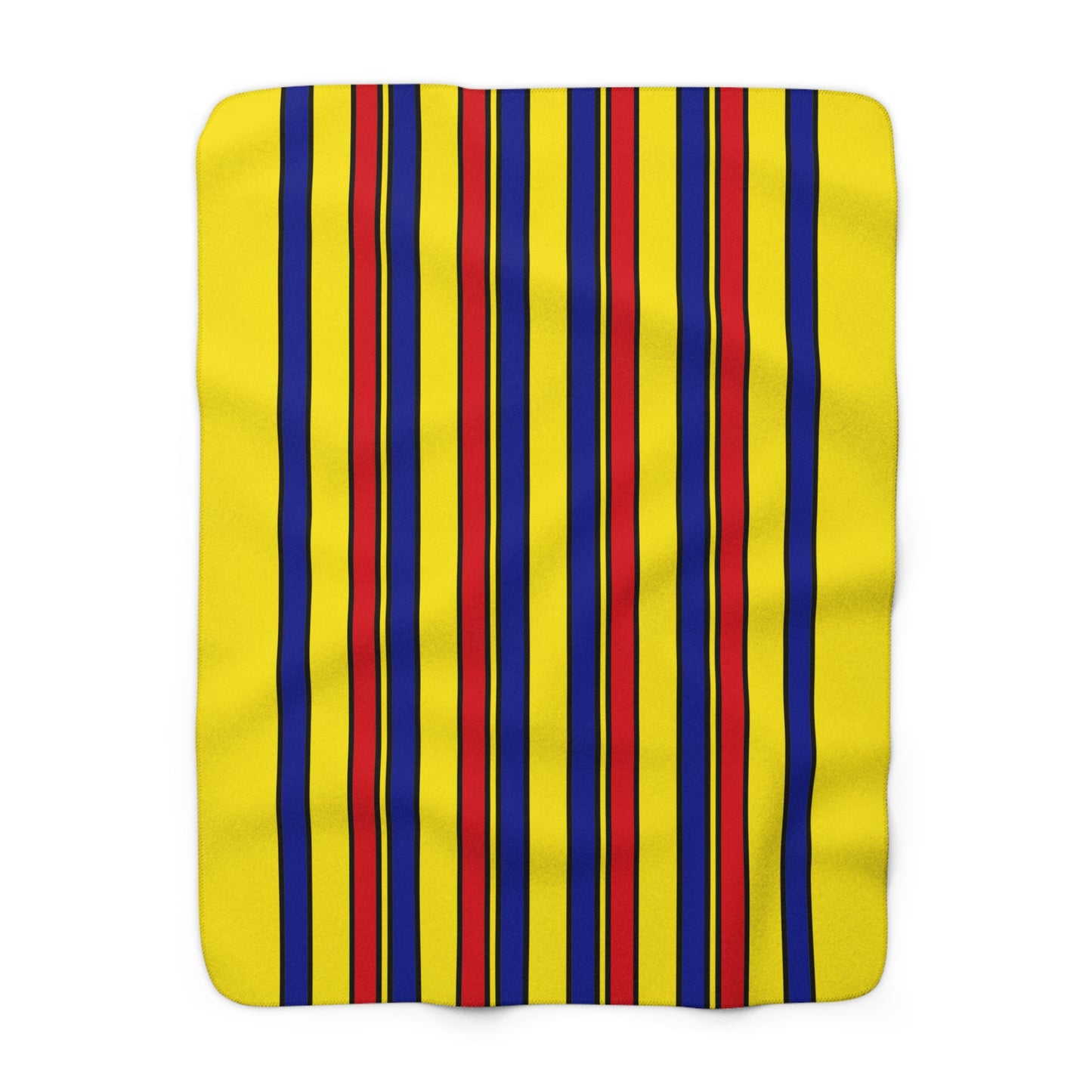 Colombia Retro Stripes Blanket Throw