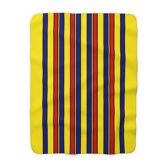 Colombia Retro Stripes Blanket Throw