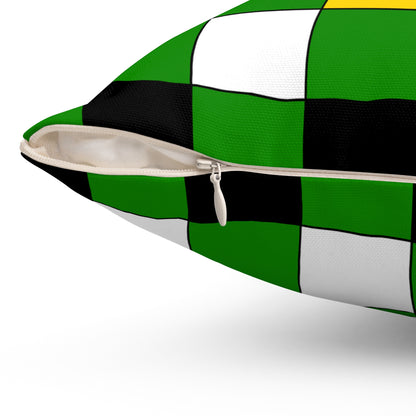 Dominica Retro Check Cushion Pillow