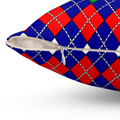 Gambia Retro Argyle Cushion Pillow