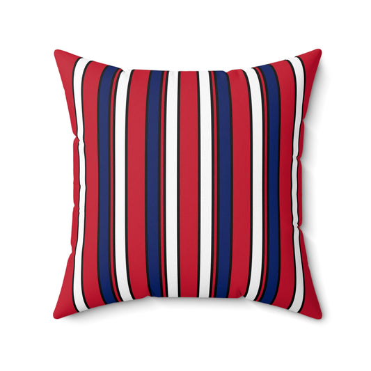 Saint Helena, Ascension And Tristan Da Cunha Retro Stripes Cushion Pillow