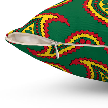 Ghana Retro Paisley Cushion Pillow