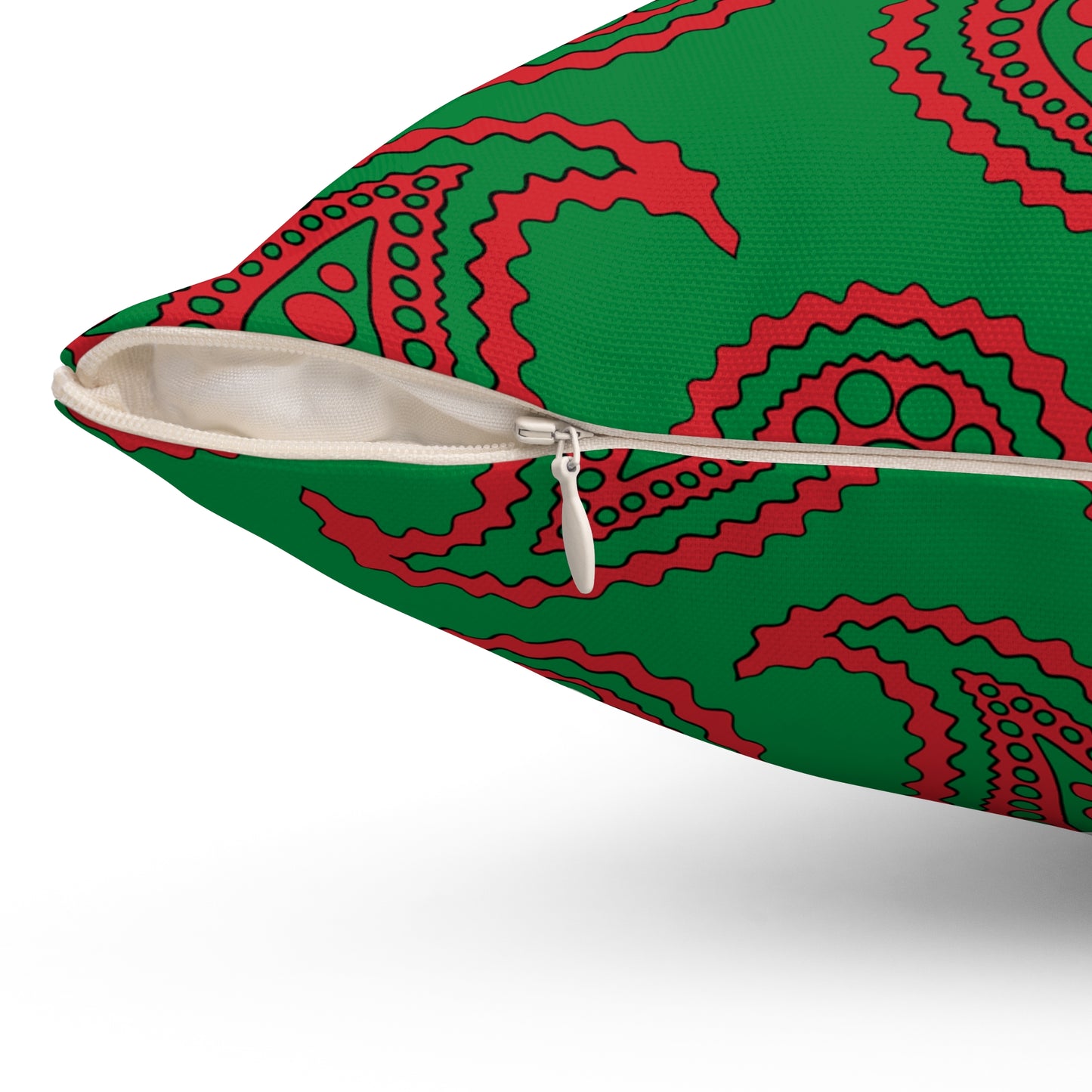 Turkmenistan Retro Paisley Cushion Pillow