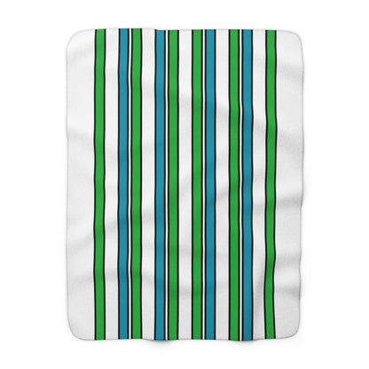 Uzbekistan Retro Stripes Blanket Throw