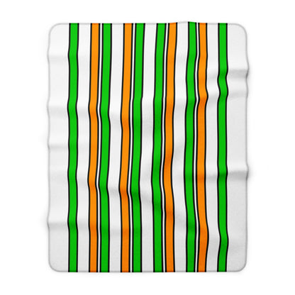 Cote Divoire Retro Stripes Blanket Throw