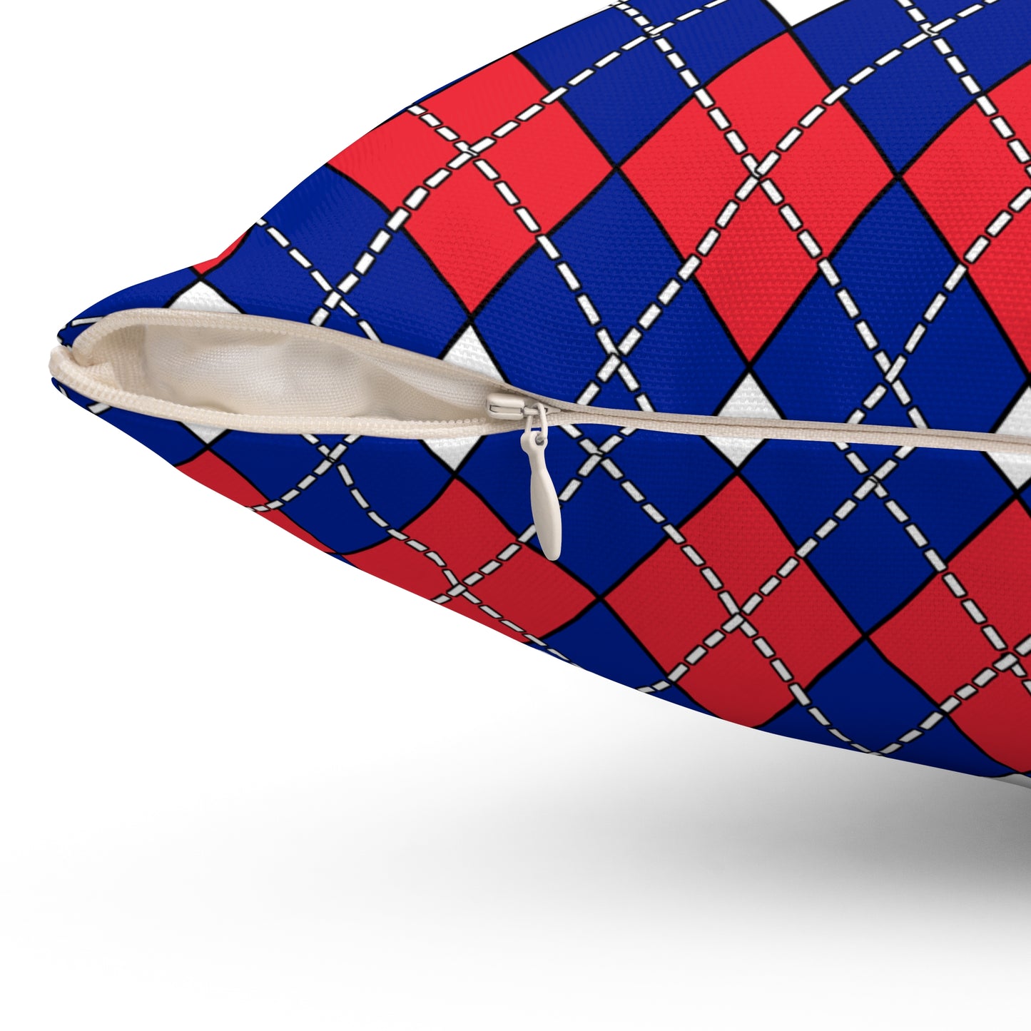Sint Maarten Retro Argyle Cushion Pillow