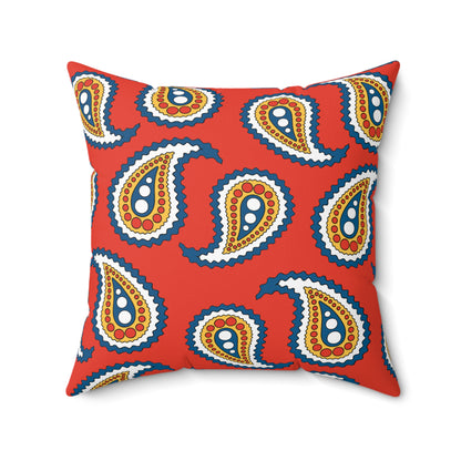 Kiribati Retro Paisley Cushion Pillow