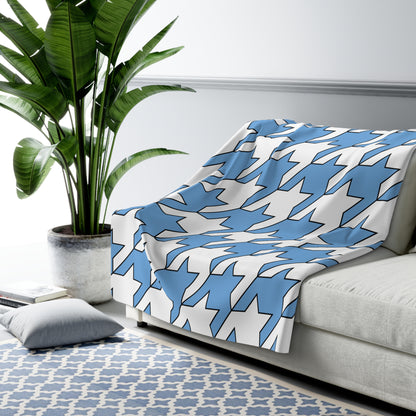 Argentina Retro Houndstooth Blanket Throw