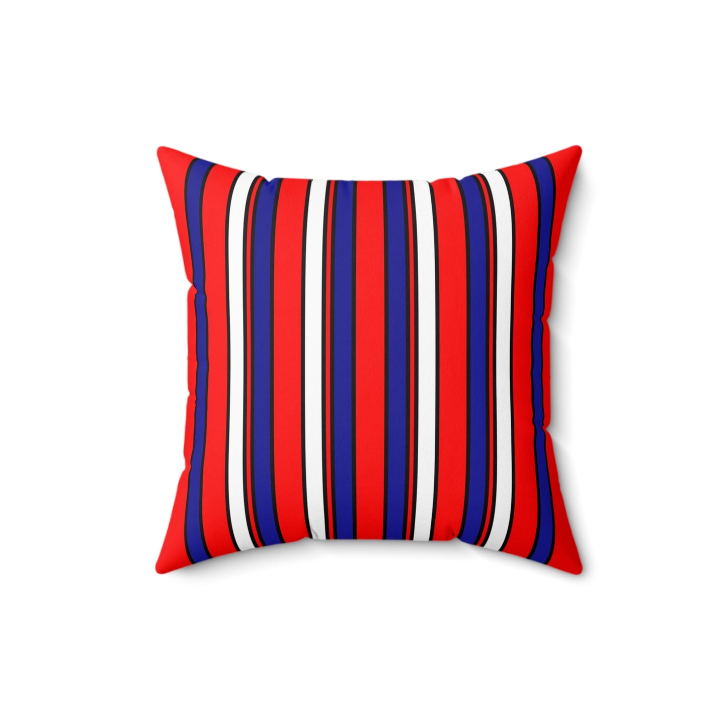 Croatia Retro Stripes Cushion Pillow