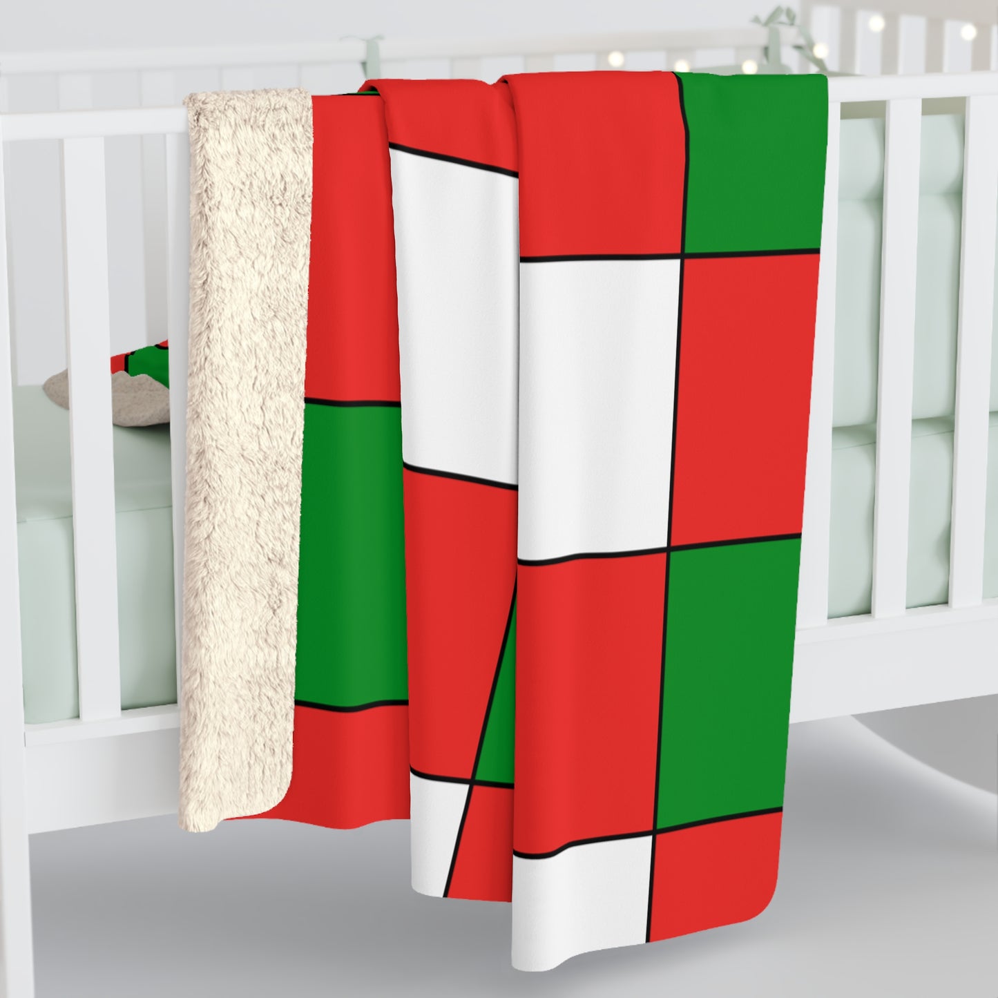 Oman Retro Check Blanket Throw