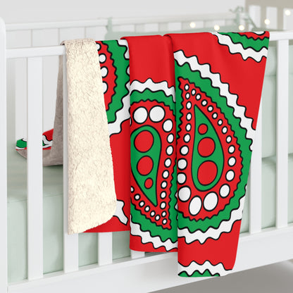 Lebanon Retro Paisley Blanket Throw