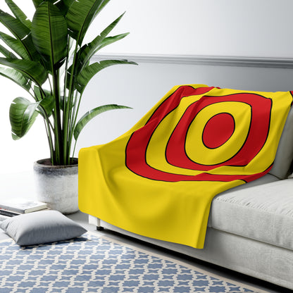Catalonia Retro Target Blanket Throw