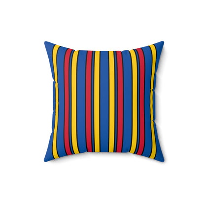 Aland Islands Retro Stripes Cushion Pillow