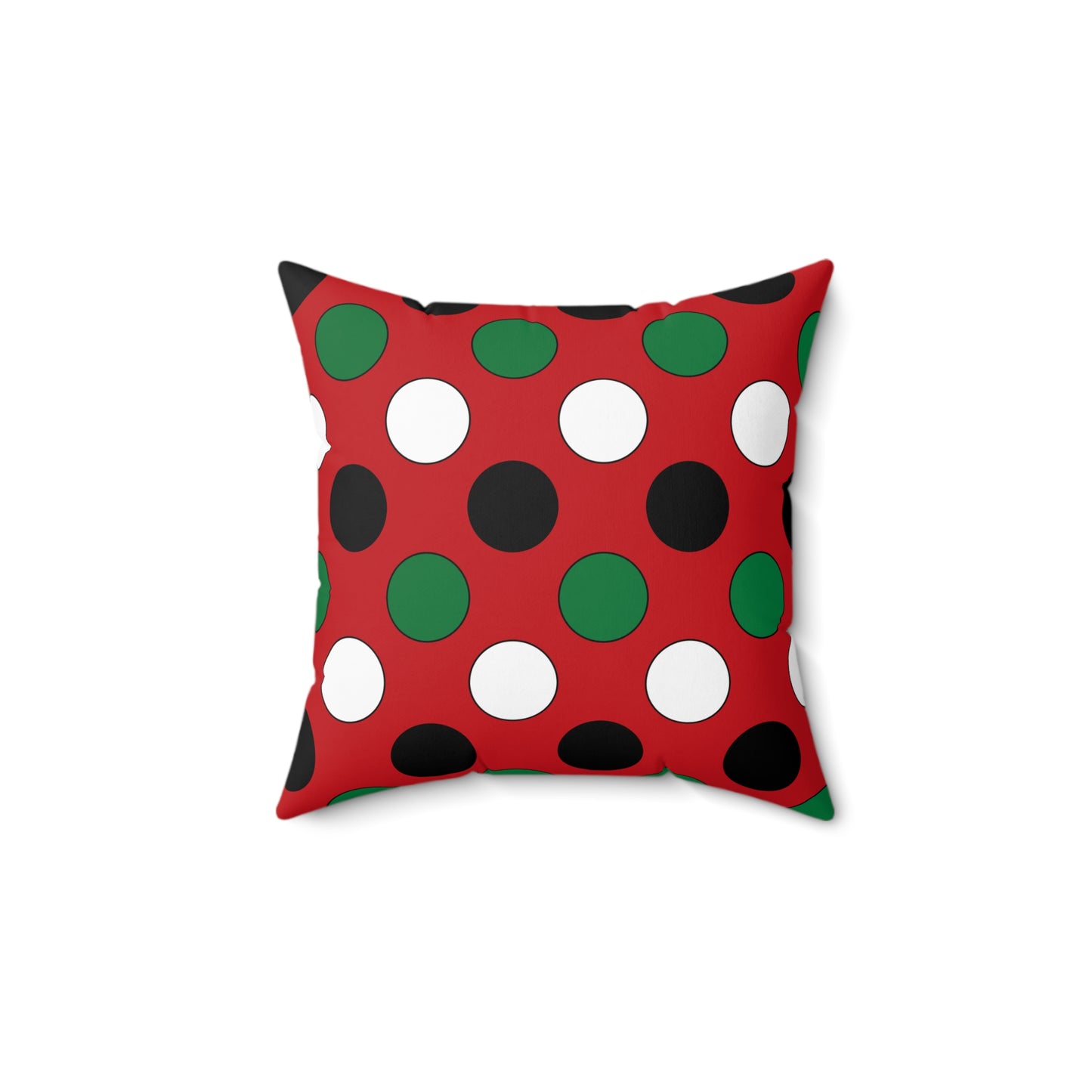 Western Sahara Retro Polka Dots Cushion Pillow