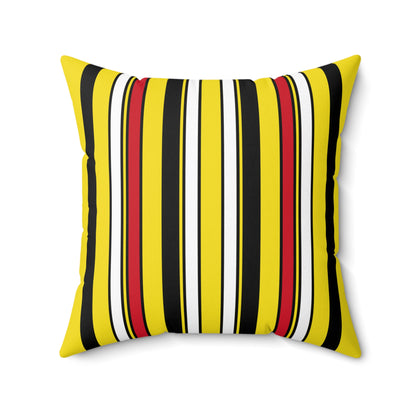 Brunei Darussalam Retro Stripes Cushion Pillow