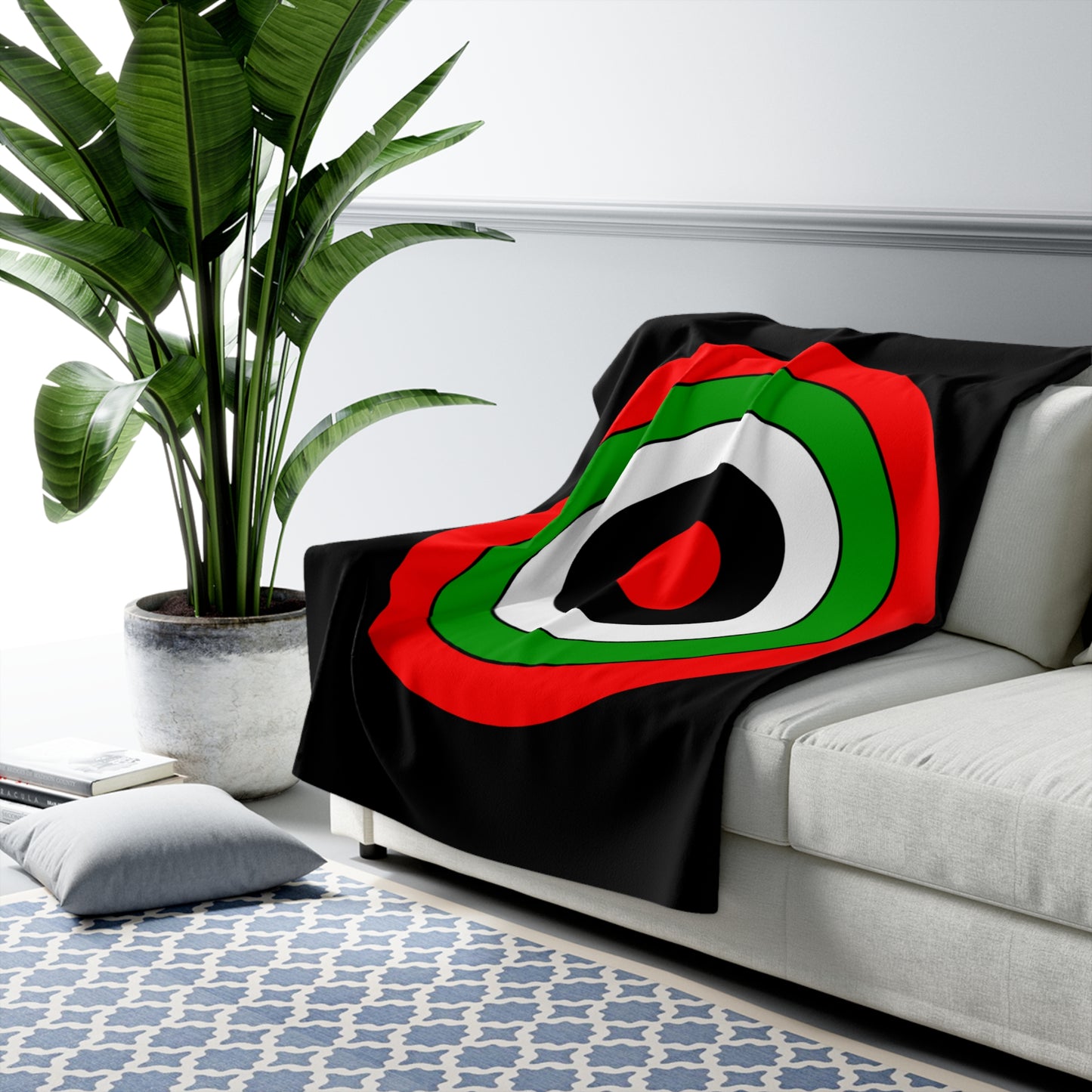Sudan Retro Target Blanket Throw