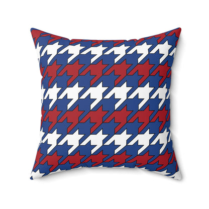 Caribbean Netherlands Retro Houndstooth Cushion Pillow