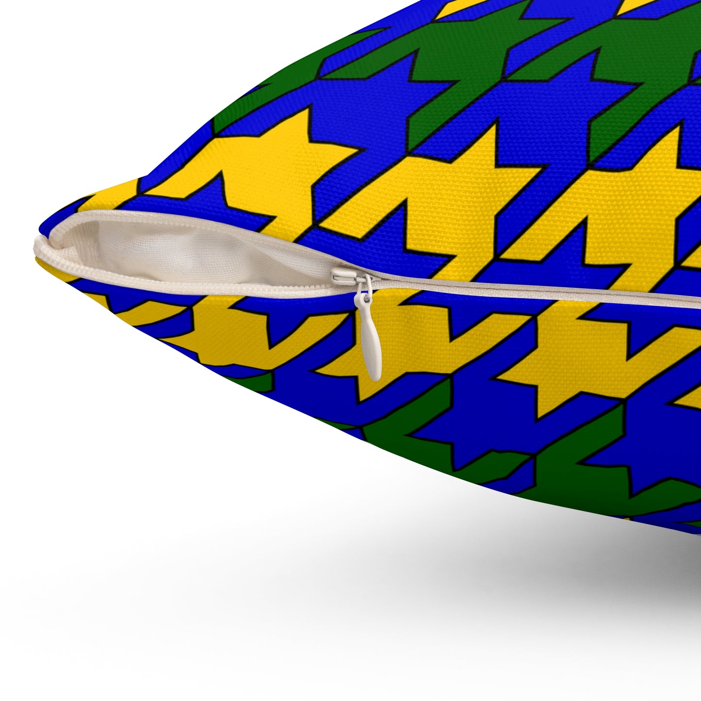 Solomon Islands Retro Houndstooth Cushion Pillow