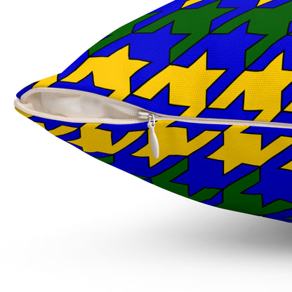 Solomon Islands Retro Houndstooth Cushion Pillow