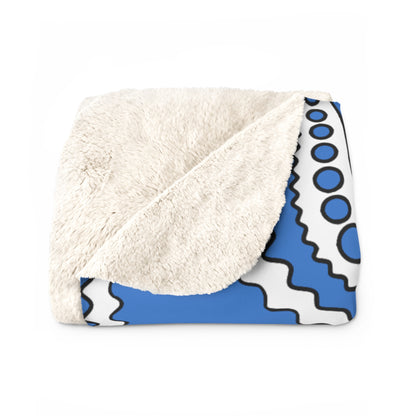 Antarctica Retro Paisley Blanket Throw