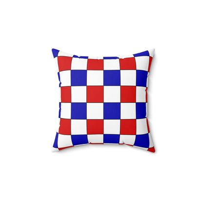 Costa Rica Retro Check Cushion Pillow