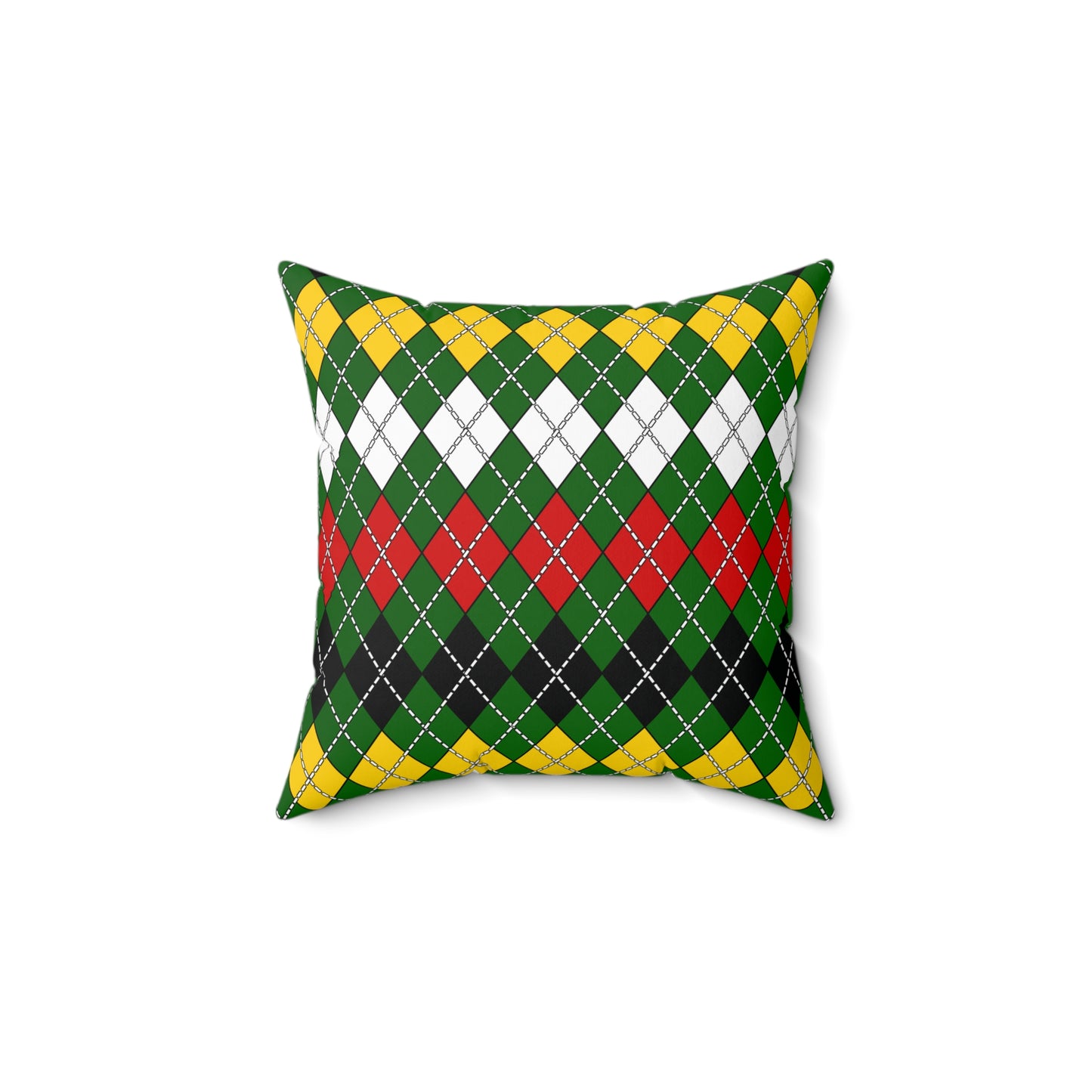 Zimbabwe Retro Argyle Cushion Pillow