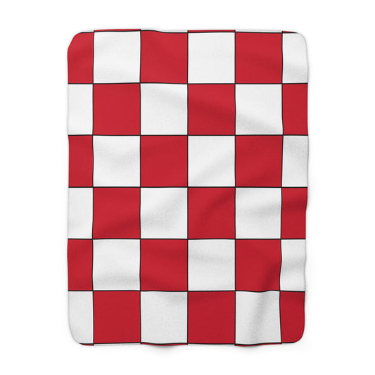 Jersey Retro Check Blanket Throw