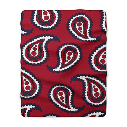Thailand Retro Paisley Blanket Throw