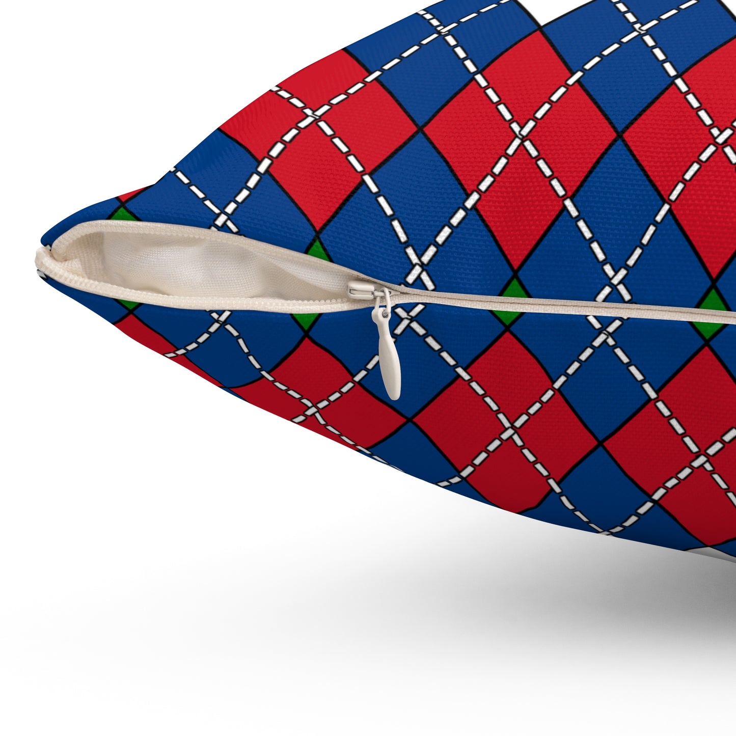 Belize Retro Argyle Cushion Pillow