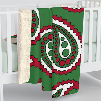 Suriname Retro Paisley Blanket Throw