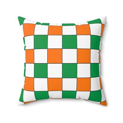 Ireland Retro Check Cushion Pillow