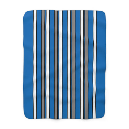 Northern Mariana Islands Retro Stripes Blanket Throw