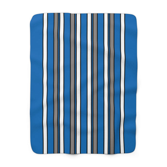 Northern Mariana Islands Retro Stripes Blanket Throw