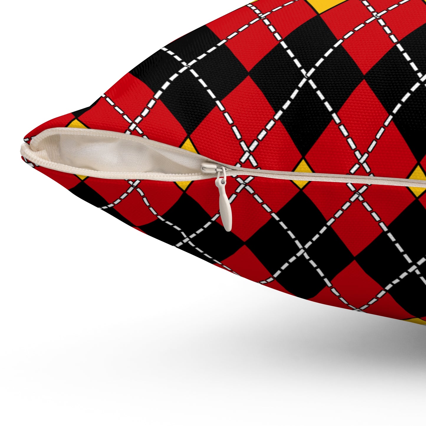 Timor Leste Retro Argyle Cushion Pillow