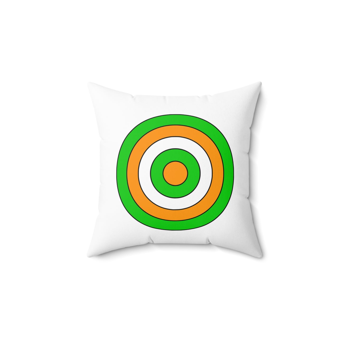 Cote Divoire Retro Target Cushion Pillow