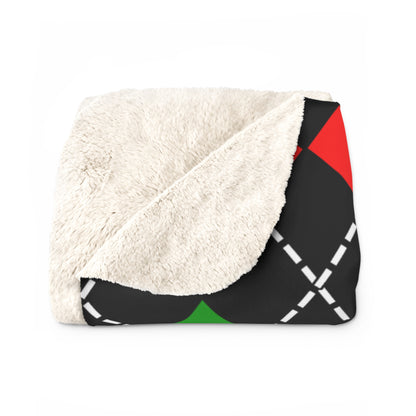 Sudan Retro Argyle Blanket Throw