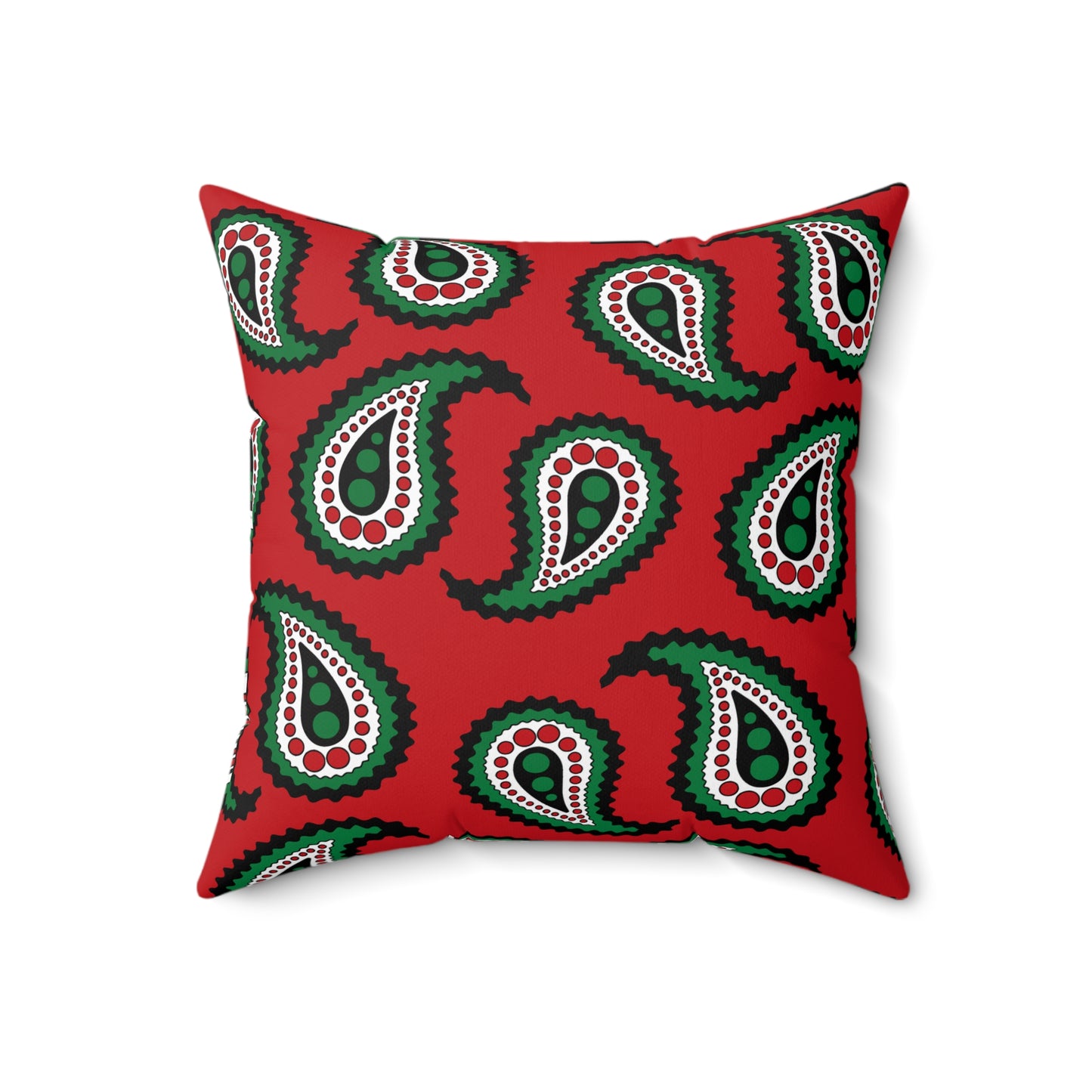 Western Sahara Retro Paisley Cushion Pillow